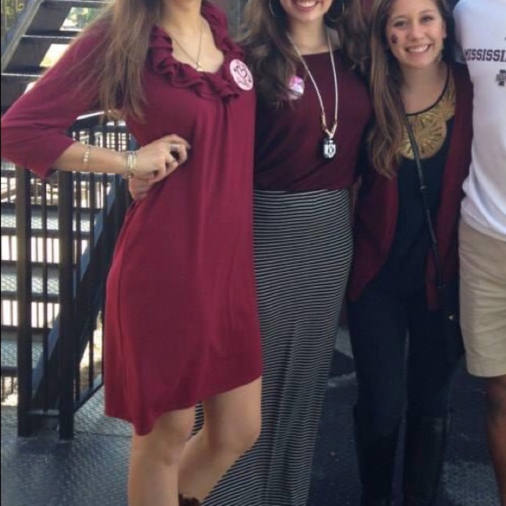Maroon dress